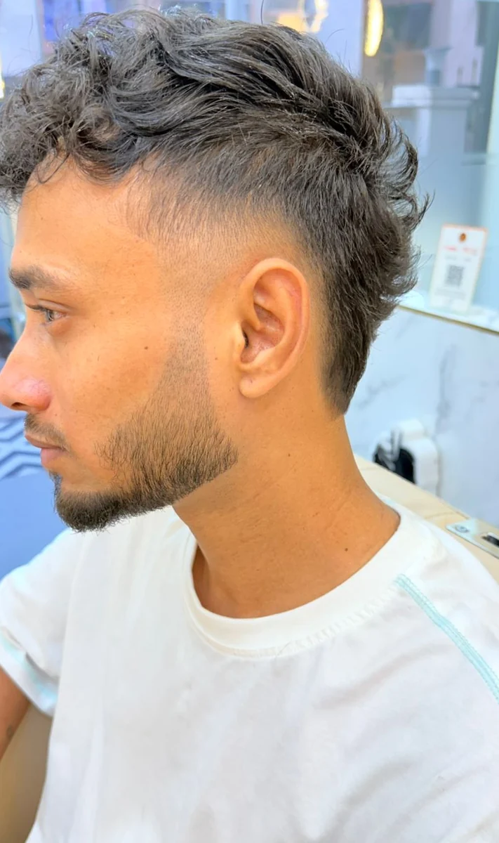 Men's Modern Taper Fade & Sharp Line-Up