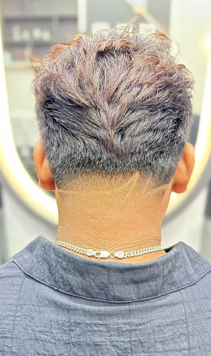 Men's Textured Ash Crop Cut